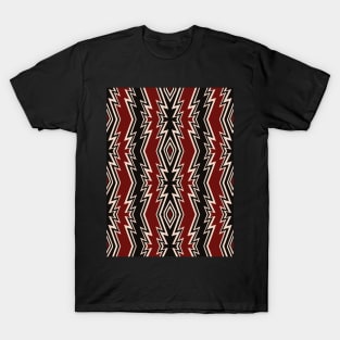 Aztec tribal pattern Rwanda color style T-Shirt